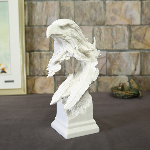 White Sandstone Eagle Statue