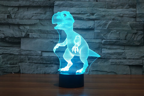 3D Cute Dinosaur Night Light