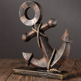 Retro Ship Anchor Statue