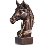 Retro Horse Head Statue