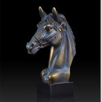 Retro Horse Head Statue