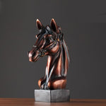 Retro Horse Head Statue