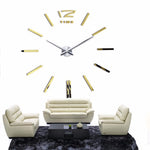 3D Oversize Wall Clock