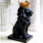 Crown Lion Statue