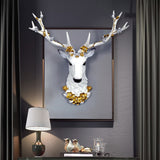 Fancy Deer Head Statue