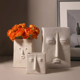 Abstract Face Vase