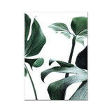 Nordic Plant Leaf Wall Painting