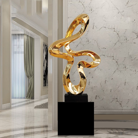 Modern Electroplated  Statue