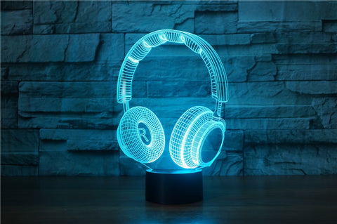 3D Music Night Light