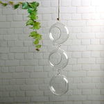 Clear Glass Hanging Vase