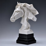 Geometry Horse Head Statue