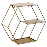 Metal Hexagonal Shelf