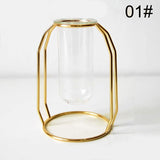 Golden Glass Vase