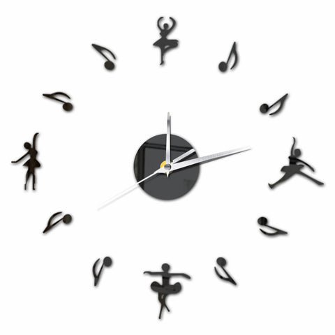 Ballet Dancing Wall Clock