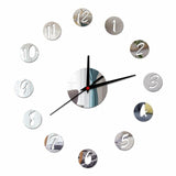 Round Digital Wall Clock