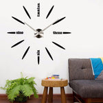 3D Large Wall Clock