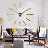 3D Large Wall Clock