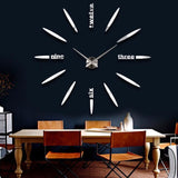 3D Large Wall Clock