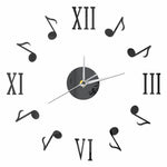 Music Notes Wall Clock