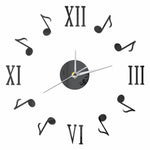 Music Notes Wall Clock