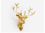 Golden Deer Head Statue