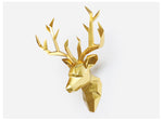 Golden Deer Head Statue