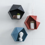 Nordic Style Hexagonal Shelf