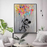 Mickey Mouse Wall Painting