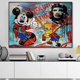 Mickey Mouse Wall Painting