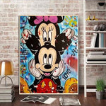 Mickey Mouse Wall Painting