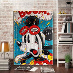 Mickey Mouse Wall Painting