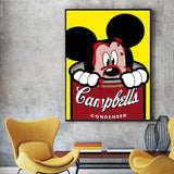 Mickey Mouse Wall Painting