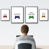 Video Games Quote Poster