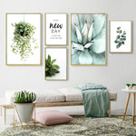 Green Plant Poster