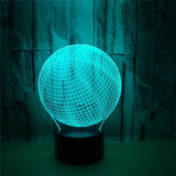 3D  Basketball Night Light