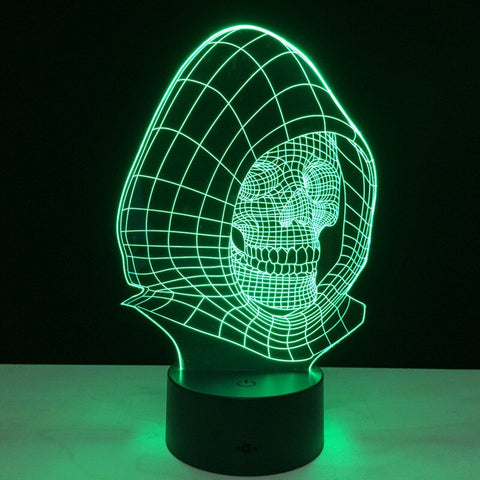 Wizard Skull 3D Night Light