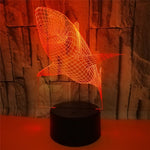 3D Great White Shark Night Light