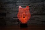 Wolf Face LED Night Light