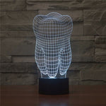 Big Fantastic Tooth 3D Lamp