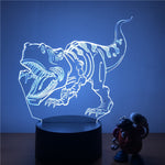 3D LED Night Light Tyrannosaurus