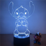 Stitch Cartoon 3D LED Night Light