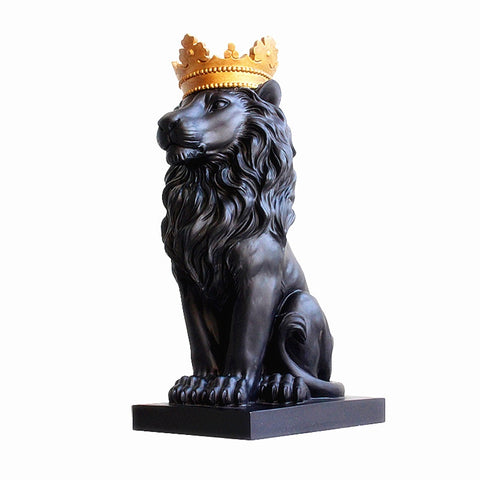 Crown Lion Statue