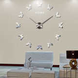 Butterflies Large Wall Clock