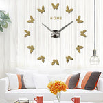 Butterflies Large Wall Clock