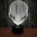 3D Planets Alien Night Light