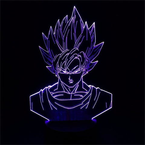 3D  Goku Night Light