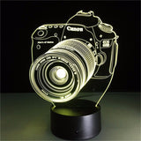 3D Camera Night Light