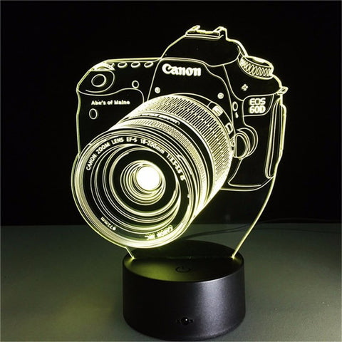 3D Camera Night Light