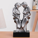 European Modern Family Statue